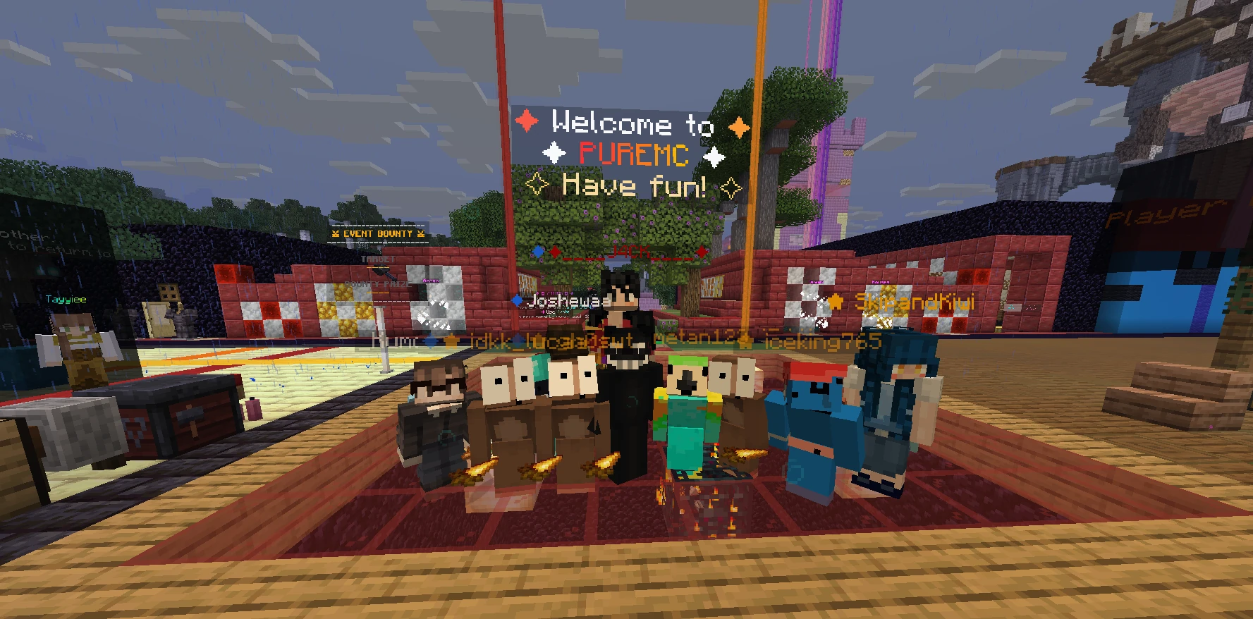 PureMC players together at Monkey Madness on 8 October 2026